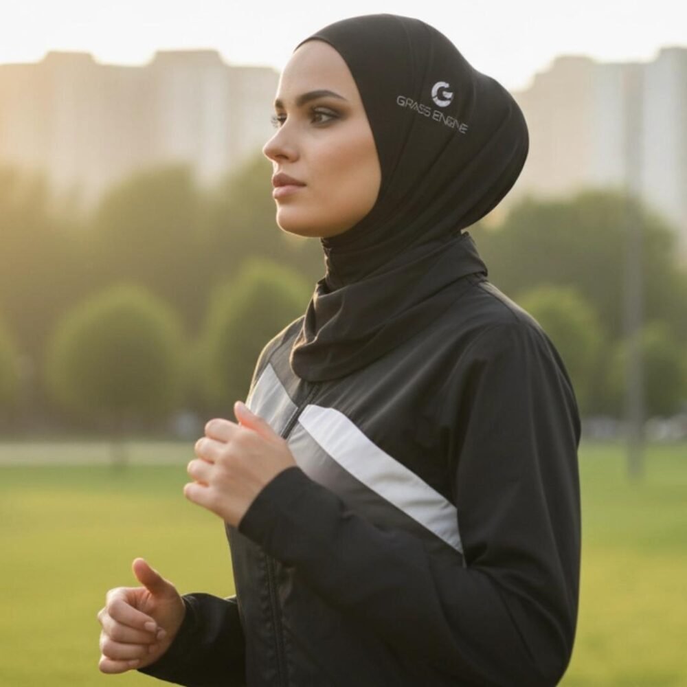 Muslim Women's Hair-Soft Sports Headscarf